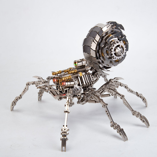 203pcs diy mini 3d metal spider beast with led light model building kit toys 203pcs diy mini 3d metal spider beast with led light model building kit toys