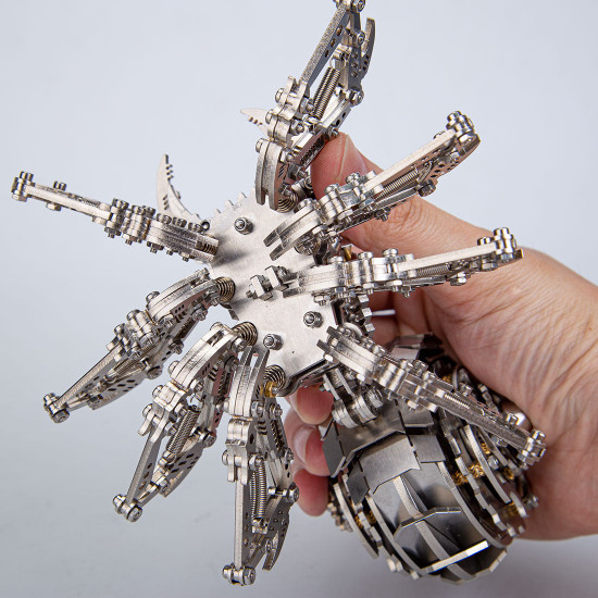 203pcs diy mini 3d metal spider beast with led light model building kit toys 203pcs diy mini 3d metal spider beast with led light model building kit toys