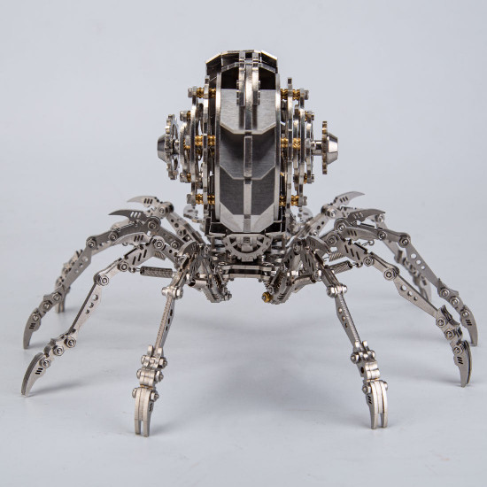 203pcs diy mini 3d metal spider beast with led light model building kit toys 203pcs diy mini 3d metal spider beast with led light model building kit toys