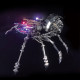203pcs diy mini 3d metal spider beast with led light model building kit toys 203pcs diy mini 3d metal spider beast with led light model building kit toys
