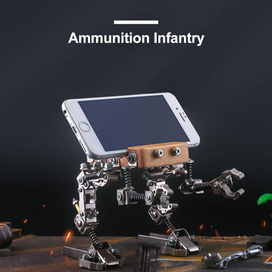 209pcs 3d metal ammunition infantry mobile phone holder diy mechanical kit 209pcs 3d metal ammunition infantry mobile phone holder diy mechanical kit