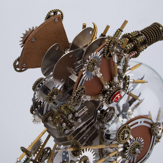 2100pcs steampunk seahorse metal assembly model building kits with love lamp 2100pcs steampunk seahorse metal assembly model building kits with love lamp