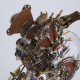 2100pcs steampunk seahorse metal assembly model building kits with love lamp 2100pcs steampunk seahorse metal assembly model building kits with love lamp