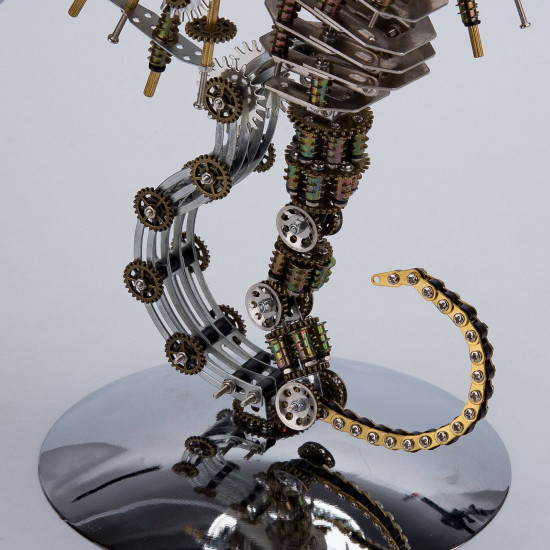 2100pcs steampunk seahorse metal assembly model building kits with love lamp 2100pcs steampunk seahorse metal assembly model building kits with love lamp