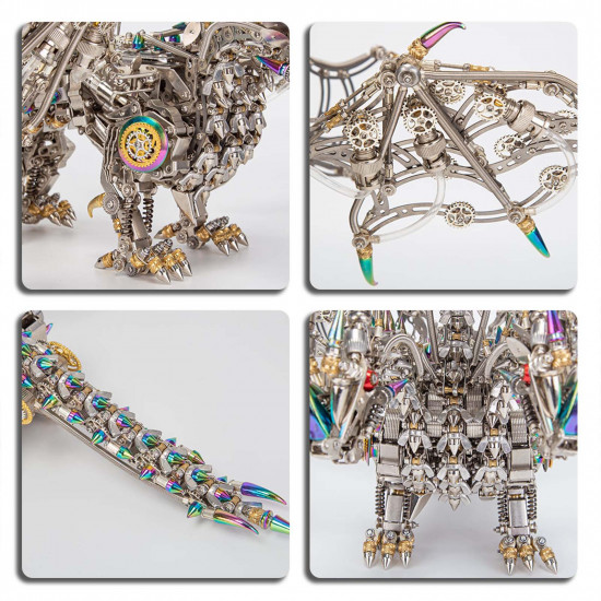 2900+pcs mechanical 3 headed dragon metal model kits gorekia 2900+pcs mechanical 3 headed dragon metal model kits gorekia
