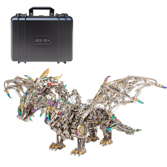 2900+pcs mechanical 3 headed dragon metal model kits gorekia 2900+pcs mechanical 3 headed dragon metal model kits gorekia