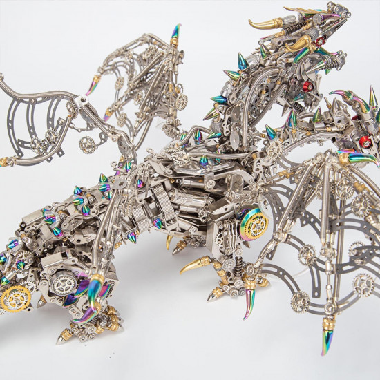 2900+pcs mechanical 3 headed dragon metal model kits gorekia 2900+pcs mechanical 3 headed dragon metal model kits gorekia