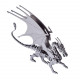 2pcs diy stainless steel ice dragon 3d assembled model crafts 2pcs diy stainless steel ice dragon 3d assembled model crafts