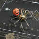 2pcs/set steampunk brass pumpkin spider scarecrow 3d metal model kits for halloween 2pcs/set steampunk brass pumpkin spider scarecrow 3d metal model kits for halloween