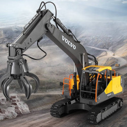 3 in 1 2.4g rc electric construction toy excavator navvy engineering truck model toy