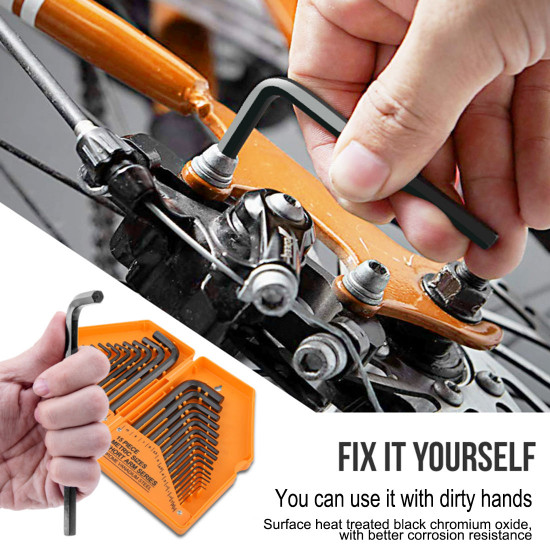 30-in-1 metric imperial hex key wrench set model engine maintenance tools 30-in-1 metric imperial hex key wrench set model engine maintenance tools