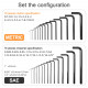 30-in-1 metric imperial hex key wrench set model engine maintenance tools 30-in-1 metric imperial hex key wrench set model engine maintenance tools