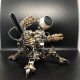 313pcs diy stainless steel 3d assembly magnetic hunter mechanical bluetooth speaker gift 313pcs diy stainless steel 3d assembly magnetic hunter mechanical bluetooth speaker gift