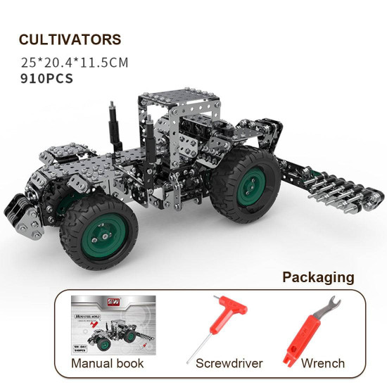 3602pcs diy metal assembly gear transmission agricultural machinery combination educational toy 3602pcs diy metal assembly gear transmission agricultural machinery combination educational toy