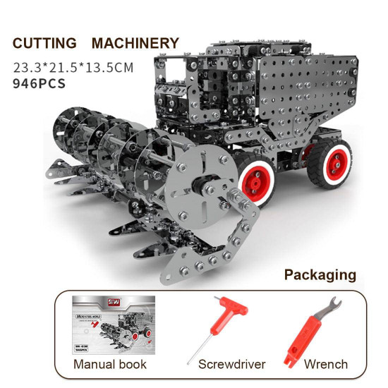 3602pcs diy metal assembly gear transmission agricultural machinery combination educational toy 3602pcs diy metal assembly gear transmission agricultural machinery combination educational toy