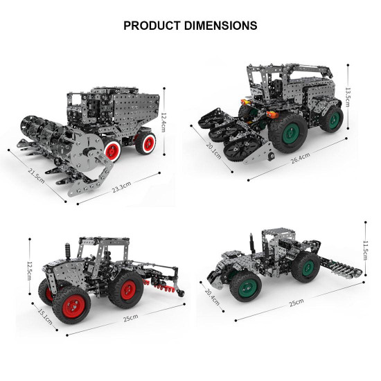 3602pcs diy metal assembly gear transmission agricultural machinery combination educational toy 3602pcs diy metal assembly gear transmission agricultural machinery combination educational toy