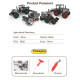 3602pcs diy metal assembly gear transmission agricultural machinery combination educational toy 3602pcs diy metal assembly gear transmission agricultural machinery combination educational toy