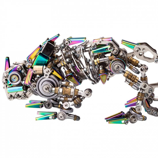 3d assembly mechanical chamaeleon model steampunk metal art 745pcs diy kit 3d assembly mechanical chamaeleon model steampunk metal art 745pcs diy kit