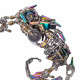3d assembly mechanical chamaeleon model steampunk metal art 745pcs diy kit 3d assembly mechanical chamaeleon model steampunk metal art 745pcs diy kit