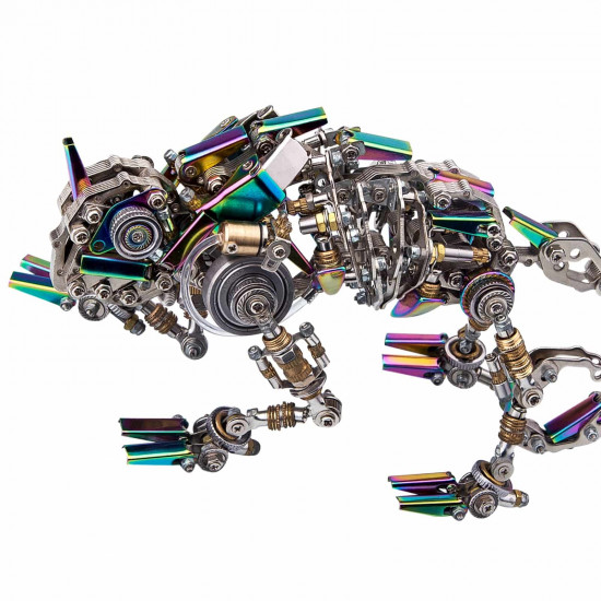 3d assembly mechanical chamaeleon model steampunk metal art 745pcs diy kit 3d assembly mechanical chamaeleon model steampunk metal art 745pcs diy kit