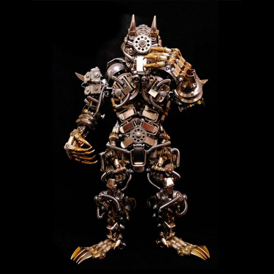 3d diy metal assembly werewolf model hyperrealistic toy set 3d diy metal assembly werewolf model hyperrealistic toy set