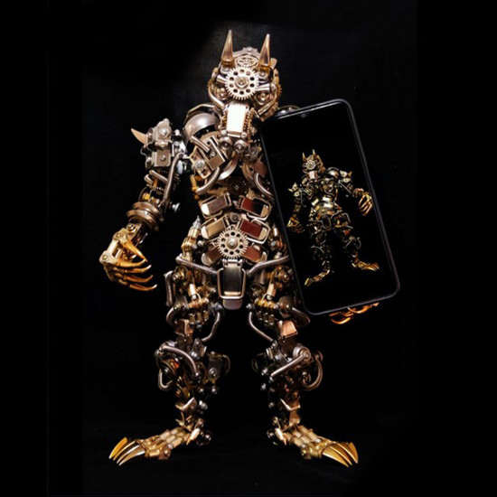 3d diy metal assembly werewolf model hyperrealistic toy set 3d diy metal assembly werewolf model hyperrealistic toy set