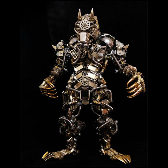 3d diy metal assembly werewolf model hyperrealistic toy set 3d diy metal assembly werewolf model hyperrealistic toy set