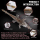 3d diy metal mechanical crocodile assembly model building kits 1500+pcs 3d diy metal mechanical crocodile assembly model building kits 1500+pcs