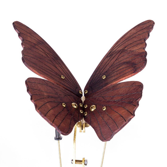 3d mechanical geared walnut wooden butterfly model 3d mechanical geared walnut wooden butterfly model
