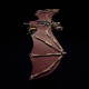 3d mechanical led bat steampunk creepy metal model kits 3d mechanical led bat steampunk creepy metal model kits