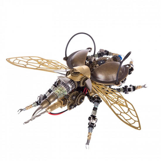3d metal diy rotatable steampunk beetle insect assembly kit with voice control light 3d metal diy rotatable steampunk beetle insect assembly kit with voice control light