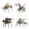 3d metal insect assembly model diy exquisite combination four-piece set