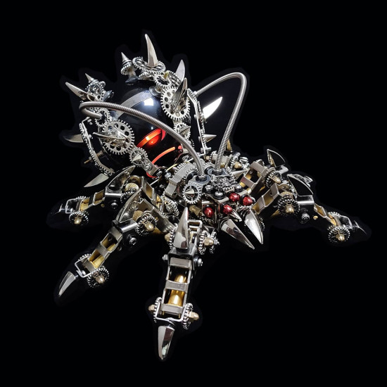 3d metal mechanical spider assembly diy model kit with bluetooth speaker 3d metal mechanical spider assembly diy model kit with bluetooth speaker