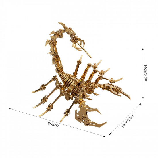 3d metal puzzle scorpion diy model kit detachable 3d jigsaw puzzles 3d metal puzzle scorpion diy model kit detachable 3d jigsaw puzzles