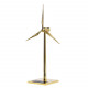 3d metal windmill assembly model solar powered wind turbine model golden 3d metal windmill assembly model solar powered wind turbine model golden