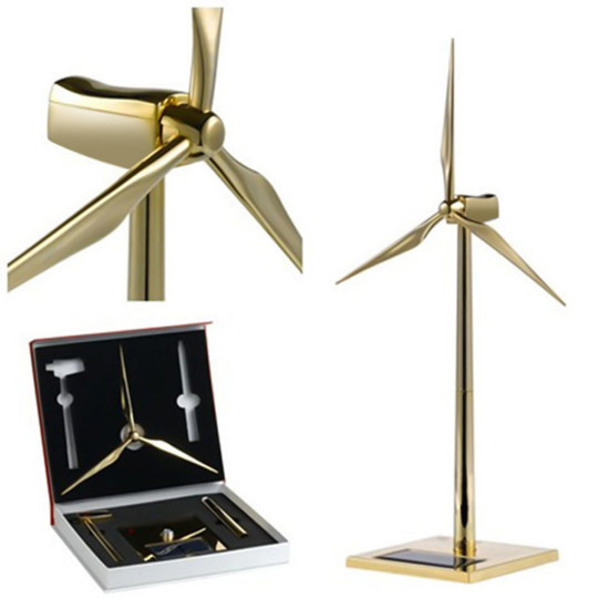 3d metal windmill assembly model solar powered wind turbine model golden 3d metal windmill assembly model solar powered wind turbine model golden
