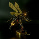 3d stainless steel mechanical wasp diy assembly model voice control lamp 3d stainless steel mechanical wasp diy assembly model voice control lamp