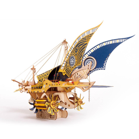 3d steampunk ancient greek fantasy spaceship wooden puzzle toy model 300+pcs 3d steampunk ancient greek fantasy spaceship wooden puzzle toy model 300+pcs