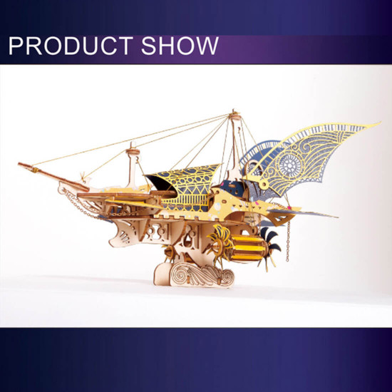 3d steampunk ancient greek fantasy spaceship wooden puzzle toy model 300+pcs 3d steampunk ancient greek fantasy spaceship wooden puzzle toy model 300+pcs