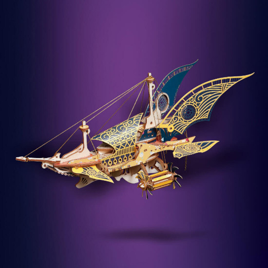 3d steampunk ancient greek fantasy spaceship wooden puzzle toy model 300+pcs 3d steampunk ancient greek fantasy spaceship wooden puzzle toy model 300+pcs