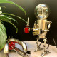 3d steampunk metal robot mr gort hobby model kit with led light 3d steampunk metal robot mr gort hobby model kit with led light
