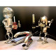 3d steampunk metal robot mr gort hobby model kit with led light 3d steampunk metal robot mr gort hobby model kit with led light