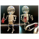 3d steampunk metal robot mr gort hobby model kit with led light 3d steampunk metal robot mr gort hobby model kit with led light
