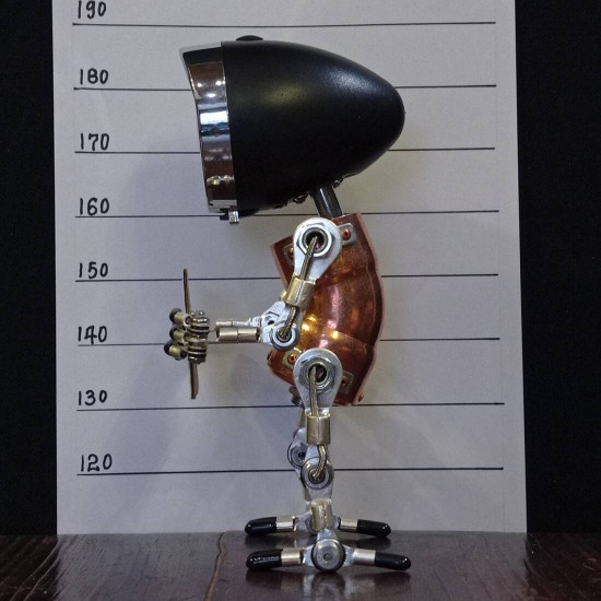 3d steampunk style metal table lamp tiny ornament 3d steampunk style metal table lamp tiny ornament
