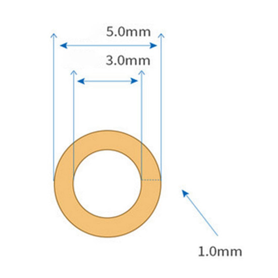 3mm id x 5mm od 1m bpt heat-resistant uvioresistant peristaltic pump silicone rubber tubing 3mm id x 5mm od 1m bpt heat-resistant uvioresistant peristaltic pump silicone rubber tubing