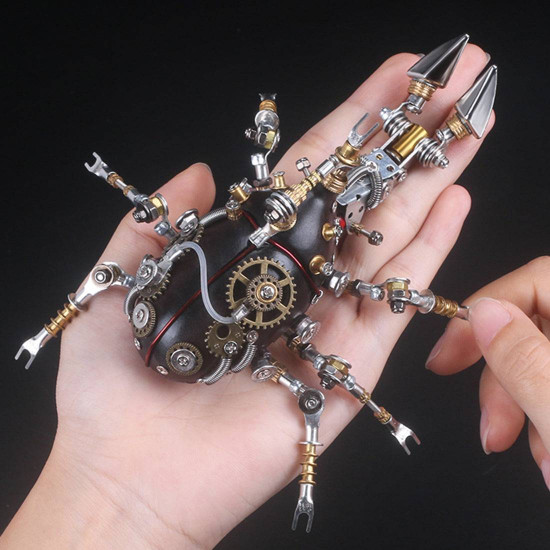 3pcs 3d metal unicorn assembly model diy mechanical kit 3pcs 3d metal unicorn assembly model diy mechanical kit