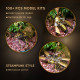 3pcs steampunk mini insect metal model home decoration 3pcs steampunk mini insect metal model home decoration