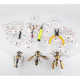 3pcs steampunk mini insect metal model home decoration 3pcs steampunk mini insect metal model home decoration