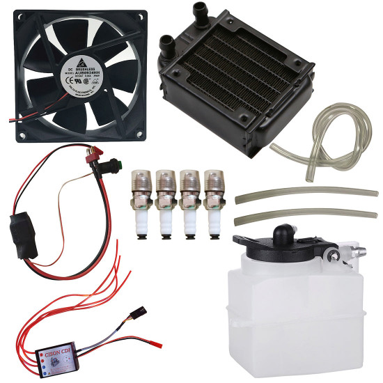 4-in-1 igniter glow plugs y fitting starter kit for toyan fs-l400 engine model upgrade 4-in-1 igniter glow plugs y fitting starter kit for toyan fs-l400 engine model upgrade