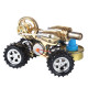 4-wheeled stirling engine powered car model steam scientific experiment educational toys 4-wheeled stirling engine powered car model steam scientific experiment educational toys